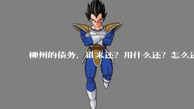 柳州的债务，谁来还？用什么还？怎么还？
