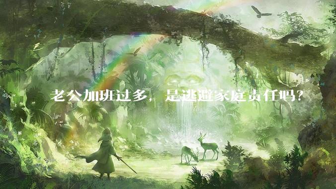 老公加班过多，是逃避家庭责任吗？