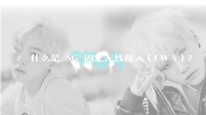 什么是 5G 固定无线接入（FWA）？