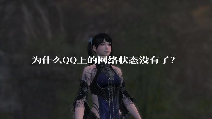 为什么QQ上的网络状态没有了？