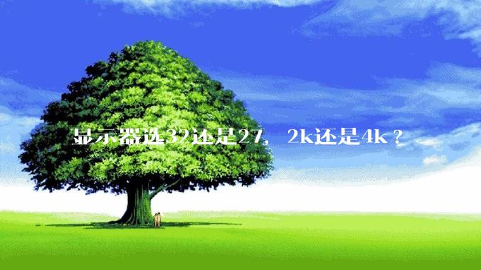 显示器选32还是27，2k还是4k?